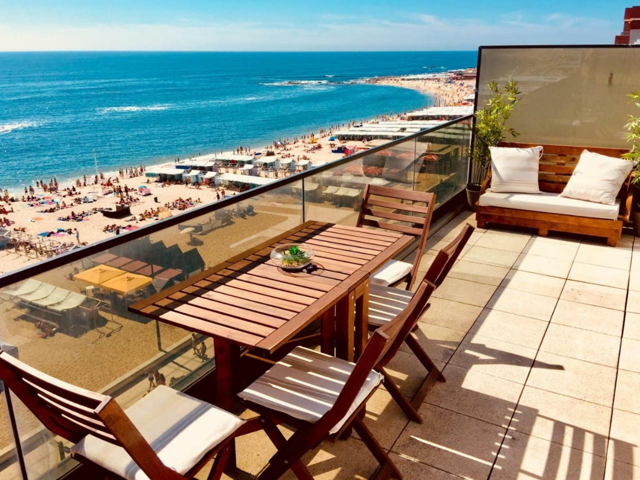 Front Beach Apartment Póvoa de Varzim Exterior foto